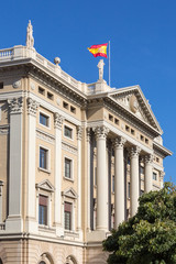 Fototapeta na wymiar Gobierno militar de Barcelona