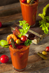 Homemade Bacon Spicy Vodka Bloody Mary