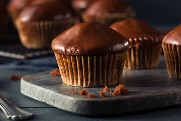 Homemade Dark Chocolate Cupcakes