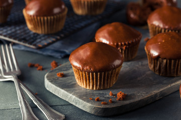 Homemade Dark Chocolate Cupcakes