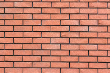 Obraz premium Red brick wall texture for background.