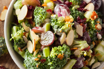 Homemade Green Broccoli Salad