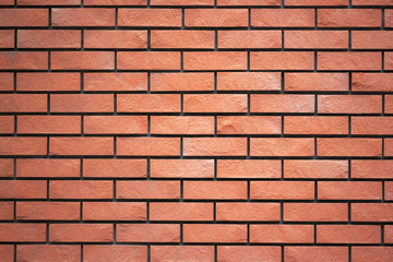 Red brick wall texture for background.