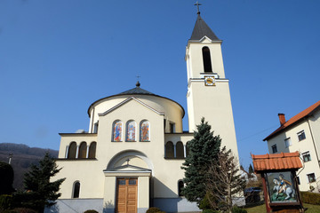 Parish church of the St. George in Durmanec, Zagorje region, Croatia