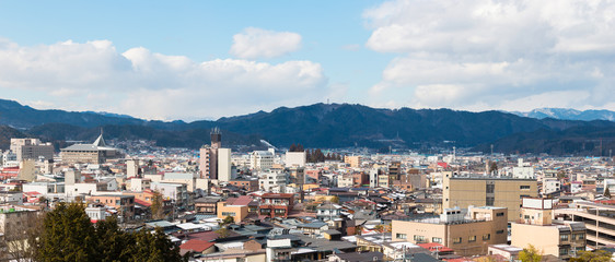 Takayama a small town in the valley