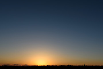 Fototapeta premium 夕暮れ時の風景
