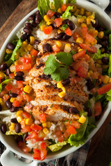 Homemade Mexican Chicken Burrito Bowl