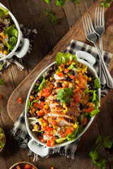 Homemade Mexican Chicken Burrito Bowl
