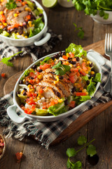 Homemade Mexican Chicken Burrito Bowl