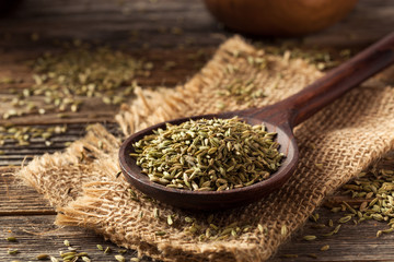 raw organic fennel Seed