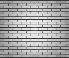 White brick wall texture for background.