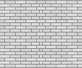 White brick wall texture for background.