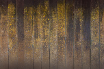 The old wooden background with moss, Abstract background.