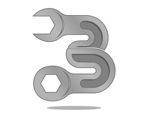 B Letters Alphabet Tools Plumbing