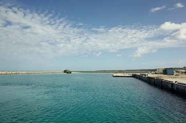 Obraz premium 黒島の風景