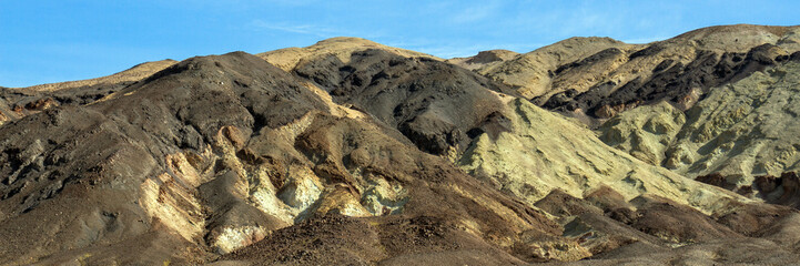 Death Valley National Park colorful panorama