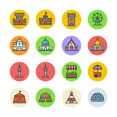 Building icons