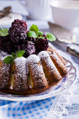 Sweet baked cake