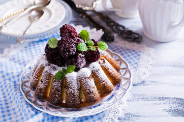 Sweet baked cake