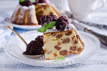 Sweet baked cake