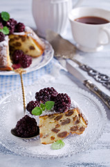 Sweet baked cake