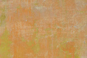 Wall fragment with attritions and cracks