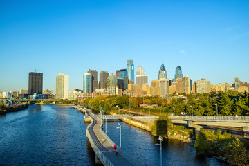 Obraz premium Downtown Skyline of Philadelphia