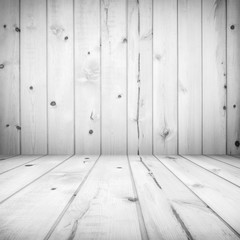 Wooden plank room light black and white filter