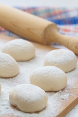 Dough made for cooking pastries