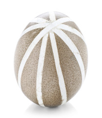 Easter egg isolated on white background