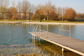 Steg in der Lagune
