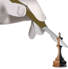 dividere re nero dal re bianco