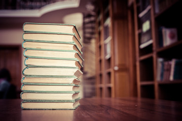 piles of books