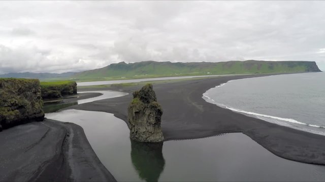 K&uuml;sten Flug in Island