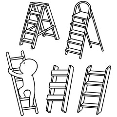 vector set of ladders