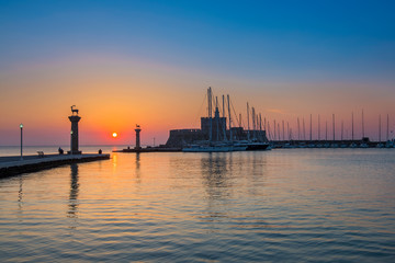 Sunrise in Rhodes