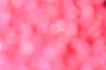 Pink background with bokeh defocused lights