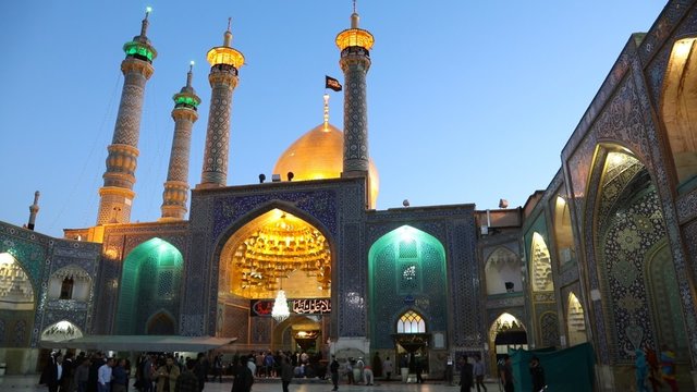 QOM, IRAN - March 08, 2016: Shrine of Fatima Almasomh in Qom, Iran