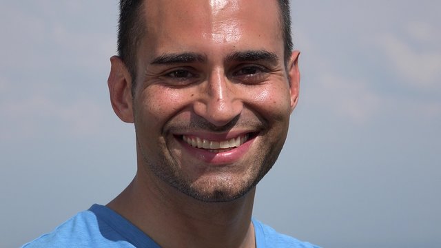 Smiling Young Hispanic Man