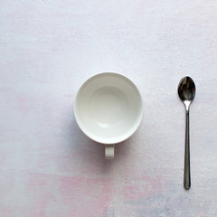 Tea cup on table - 105755246