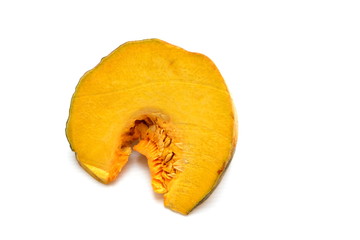 Sliced Fresh pumpkin
