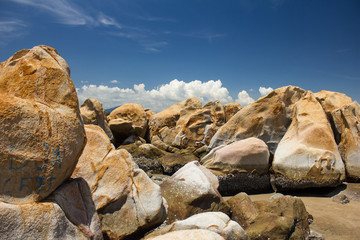 Rocks in Ke Ga Beach ,Binh Thuan,Vietnam