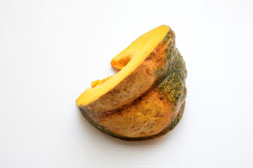 Sliced Fresh pumpkin