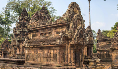 Building in the10th Century Citadel of the Women, Cambodia