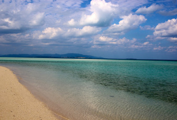 竹富島のビーチ
