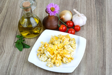 Scrambled eggs