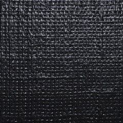 Black paint on woven wood for pattern