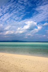 竹富島のビーチ