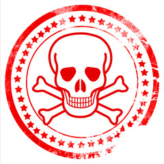 Poison sign background