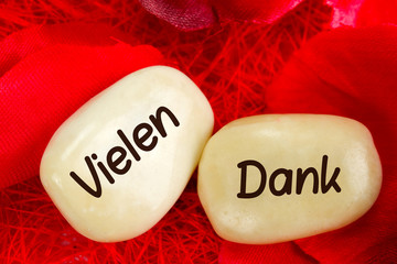 Obraz premium Vielen Dank